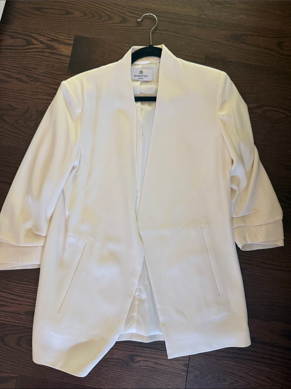 Babaton Cream Open-Front Draped Blazer - Picture 3 of 3